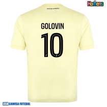 Camisa de Futebol AS Monaco Aleksandr Golovin #10 Equipamento Alternativo 2025-26 Manga Curta